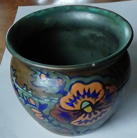 Vasi per fiori: Wunderschöne Vintage Vase oder Übertopf, Holland Keramik. – Usato da Wolfhalden venduto da Elisabeth_b 1
