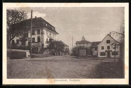 AK Dürrenäsch, Dorfplatz, 1928