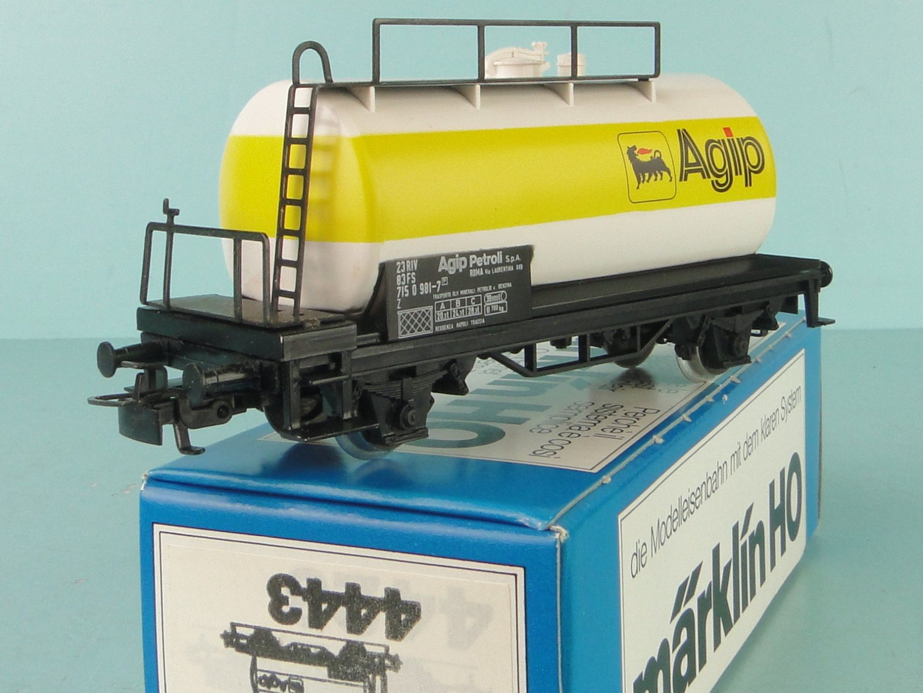 Märklin Modellini di ferrovie: Märklin 4443 FS AGIP, NEU – Usato da Bülach venduto da cann11