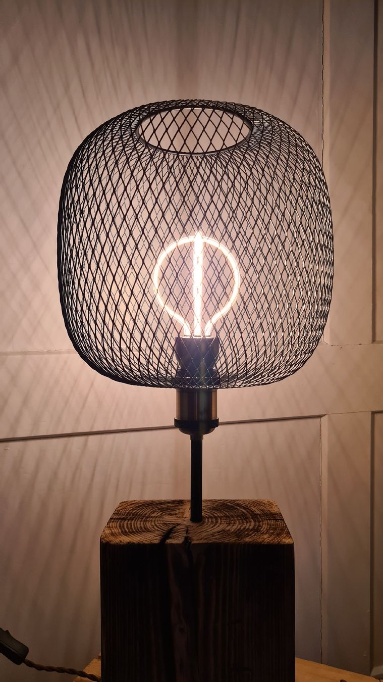 Lampade: Altholz Lampe – Nuovo (secondo la descrizione) da Lenzburg venduto da Tolony 1