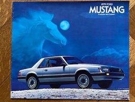 FORD MUSTANG 1979 Prospekt USA brochure catalogue with COBRA