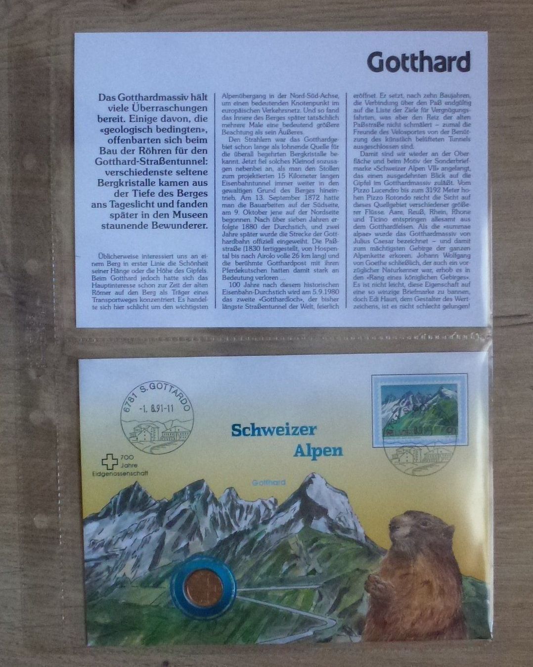 Alle Münzen: Lot ++ 7 Stück Numisbriefe Schweizer Alpen – Gebraucht aus Walkringen von Casablanca777 1