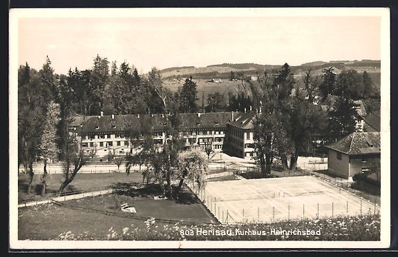 Cartoline postali: AK Herisau, Kurhaus Heinrichbad – Usato da Berlin venduto da bartko-reher