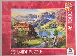 Schmidt Puzzle "Erholung in den Dolomiten" 1000 Teile