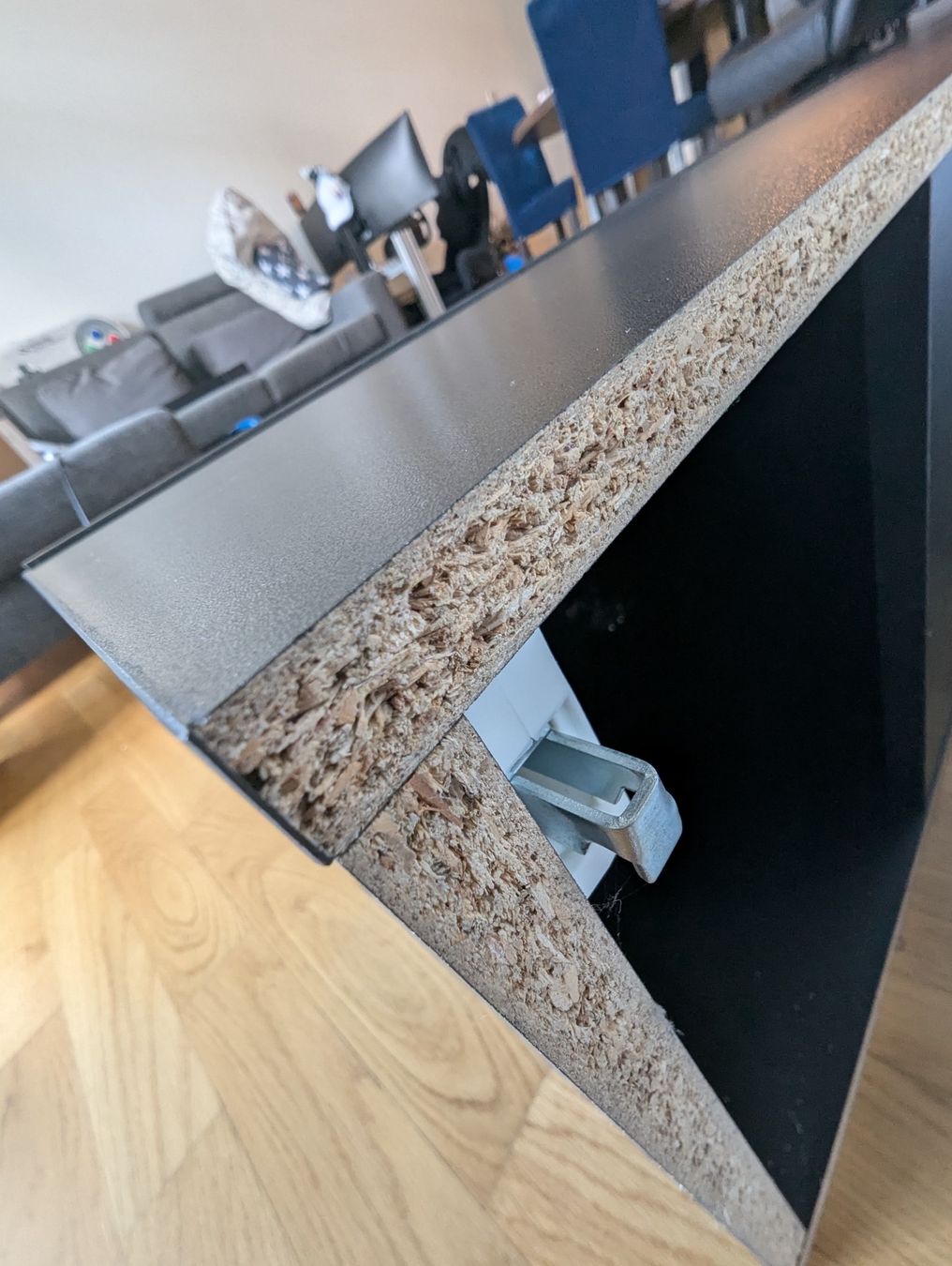 Mobili TV: Black TV Stand / Wall-Mounted Shelves – Usato da Schlieren venduto da ema_smx5 5