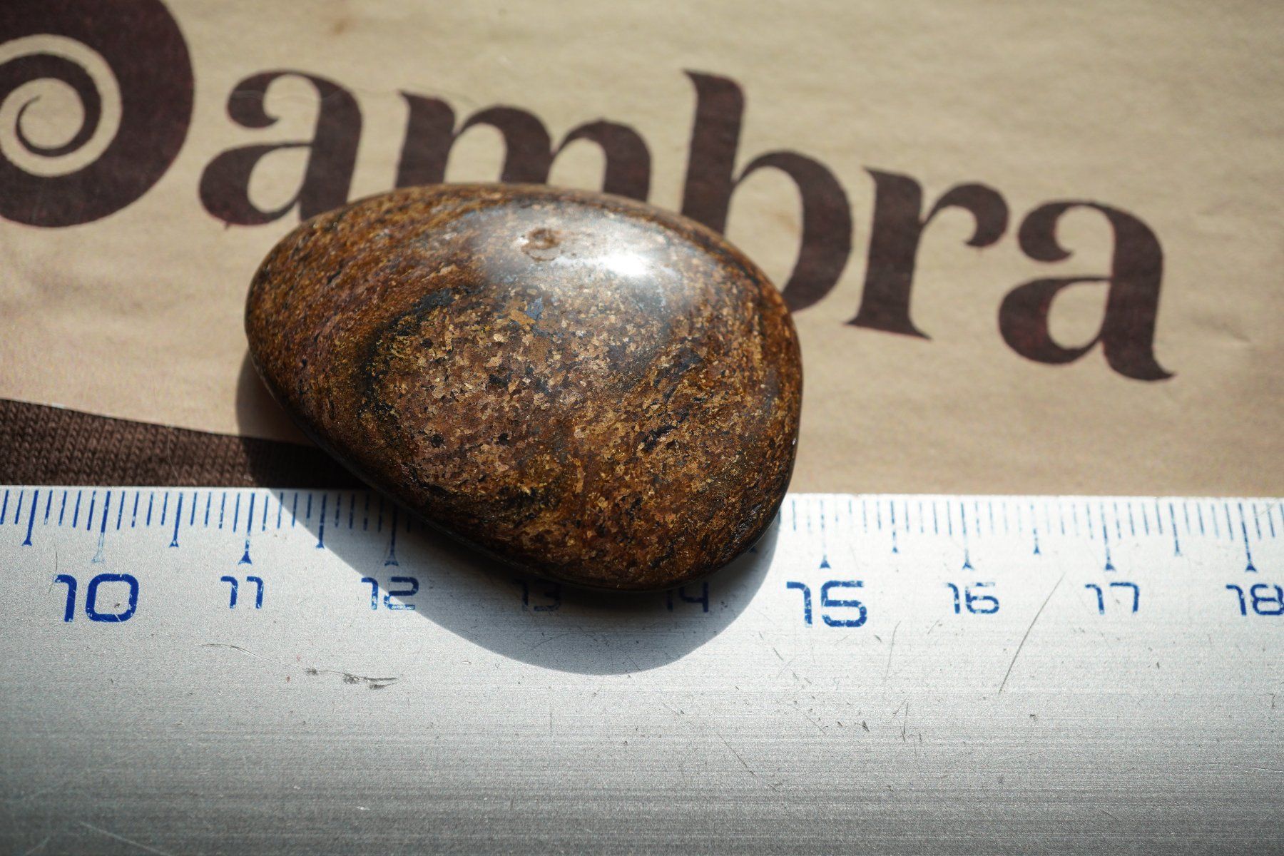 Minerali & Pietre curative: Bronzit      Handschmeichler    ab 1.-  Räumung – Nuovo e nell'imballaggio originale da Eschenbach SG venduto da topstone 4