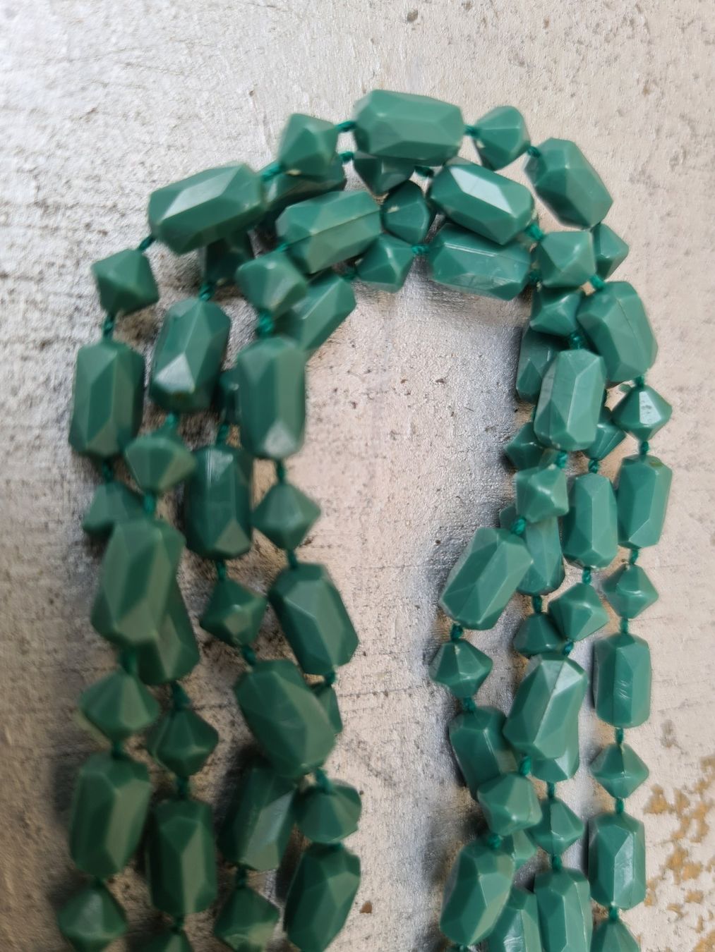 Ketten: Schmuck: Collier Steine jadefarbig – Gebraucht aus Romanshorn von Rachacha 2