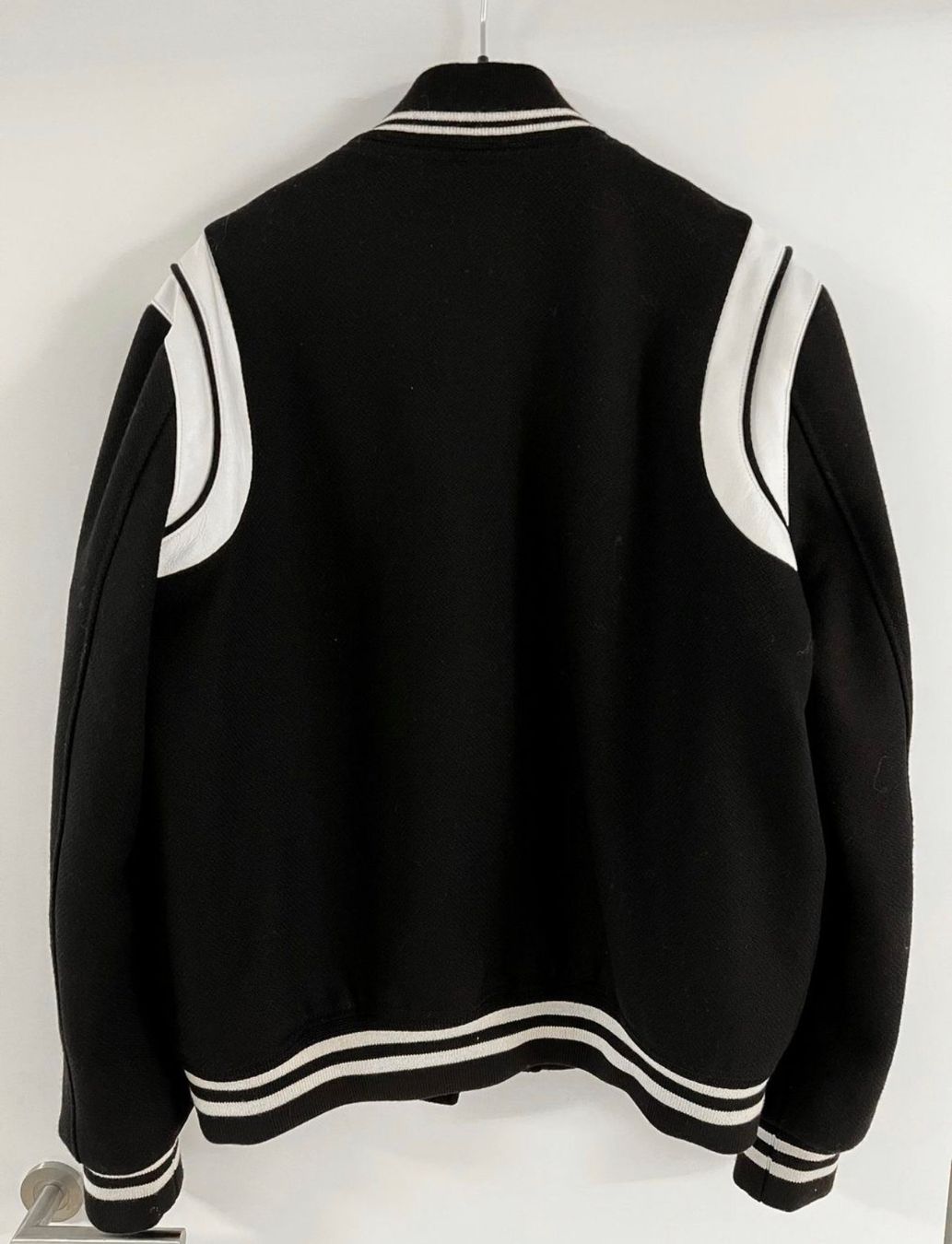 Saint Laurent Giacche: Saint Laurent Teddy wool jacket / Varsity Jacket – Usato da Rudolfstetten venduto da helenico23 2