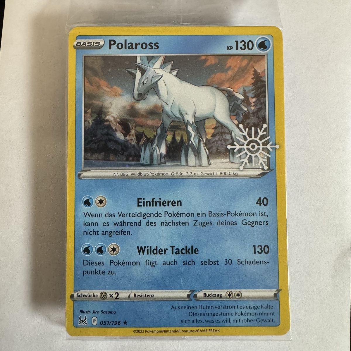 Pokémon Carte collezionabili: Pokémon Polaross - 51 / 196 - DE – Nuovo (secondo la descrizione) da Staad SG venduto da miaCards