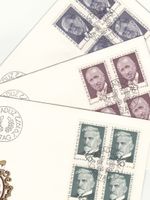 LBK 504 - 506 im 4er-Block FDC