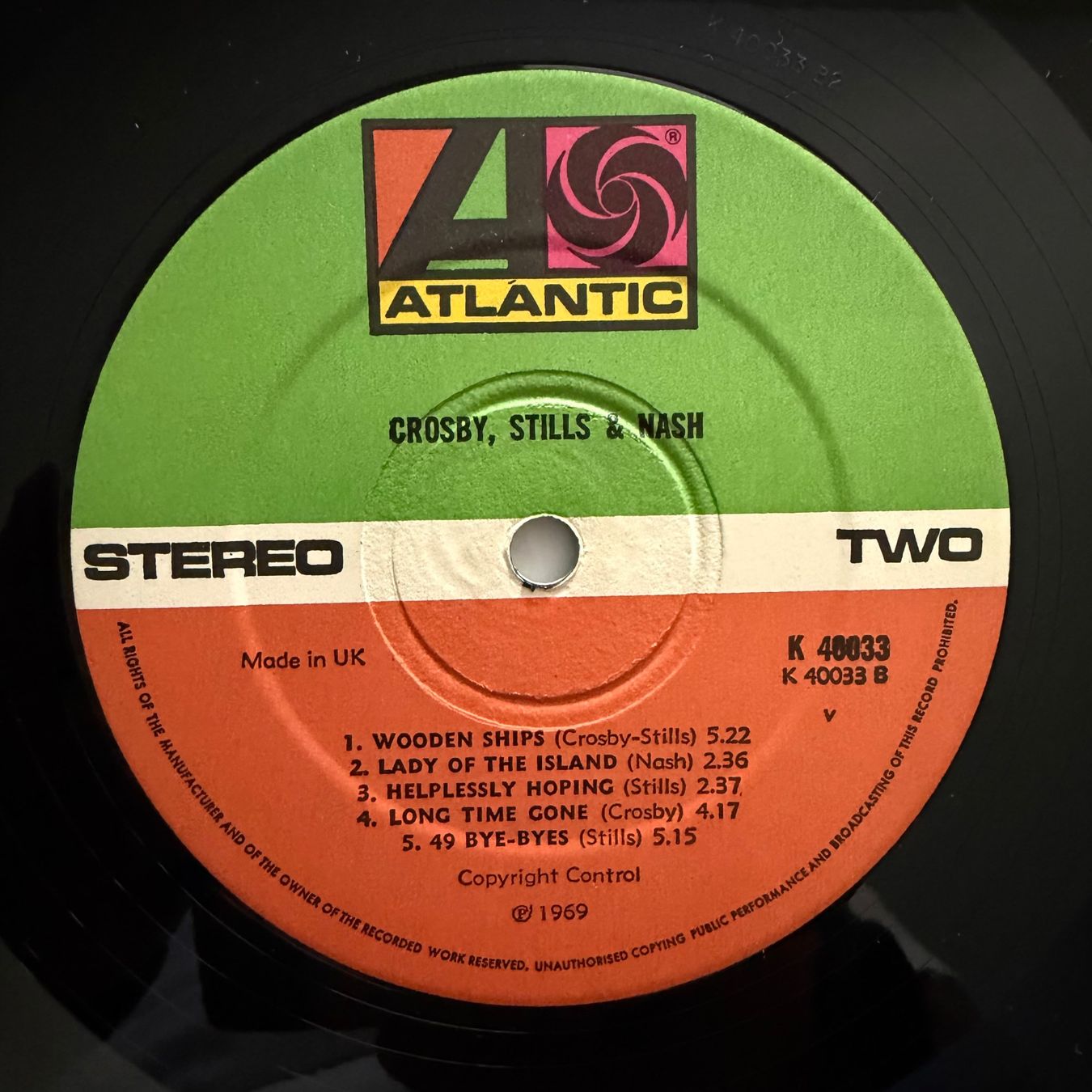 Schallplatten: Crosby, Stills & Nash - Same / UK-Press. - RE von 1969 – Gebraucht aus Gais von soundcave57 3