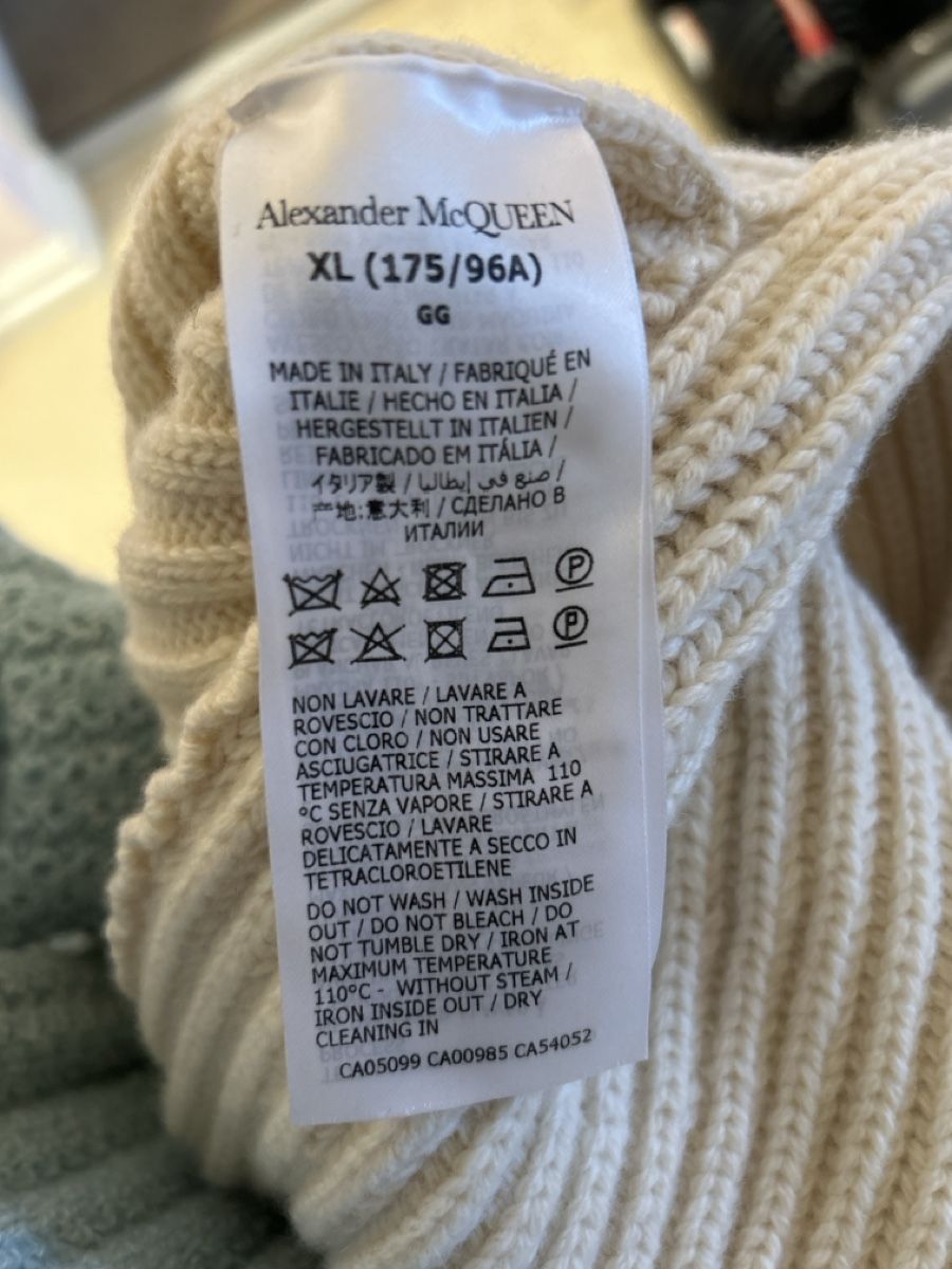 Alexander Mcqueen Pullover & Sweatshirts: Alexander McQueen Pullover gerippt beige Grösse XL – Gebraucht aus Zürich von JLaurenti 3