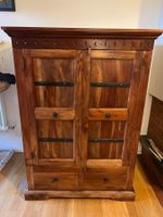 Massivholz Schrank Kolonialmöbel auch als Fernsehschrank