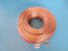 Lautsprecherkabel 2x6mm2 Hochflexibel 100% OFC