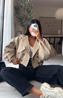 Stylische Übergangsjacke, Grösse M/L, neuwertig, Beige!