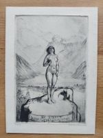 Exlibris Friedrich Dornbusch - Original Radierung signiert