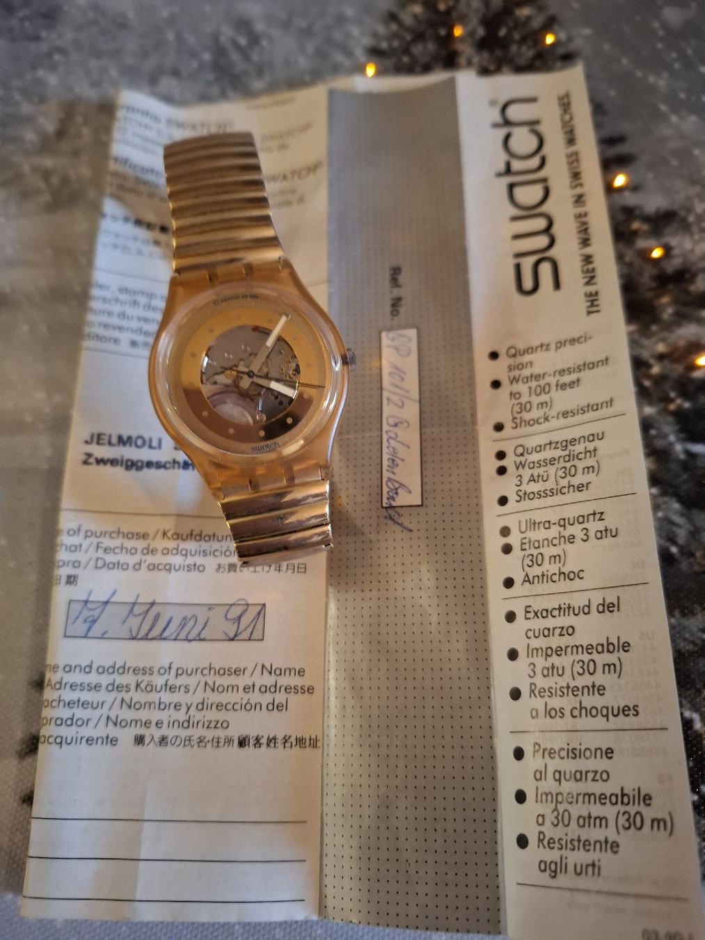 Swatch Orologi: SWATCH GENT FLEX GOLDEN BOND 101/2 – Nuovo (secondo la descrizione) da Gretzenbach venduto da schibaya 7