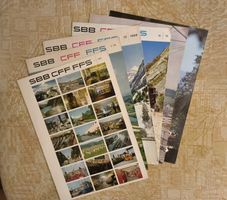 Konvolut SBB Zeitschriften 1965/65/68/71/75/76