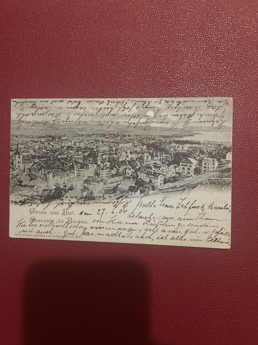 Cartes postales: Gruss aus Biel 1904 – D'occasion à Breganzona par Milesbo