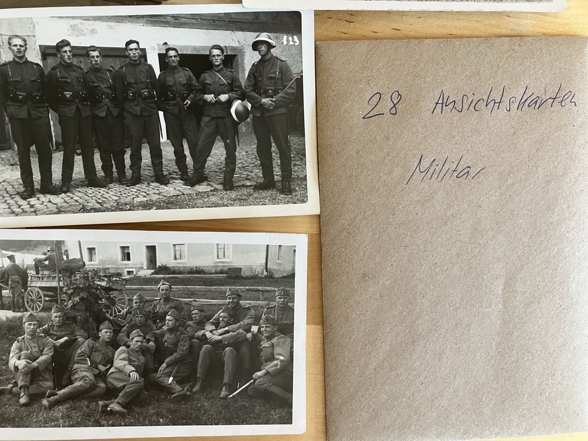 Cartoline postali: 28 Ansichtskarten Militär guter Zustand – Usato da Bauma venduto da Baumer71 6