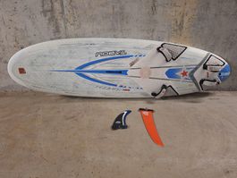 Windsurfbrett Tabou Rocket 125l 69cm 245cm Ltd Carbon