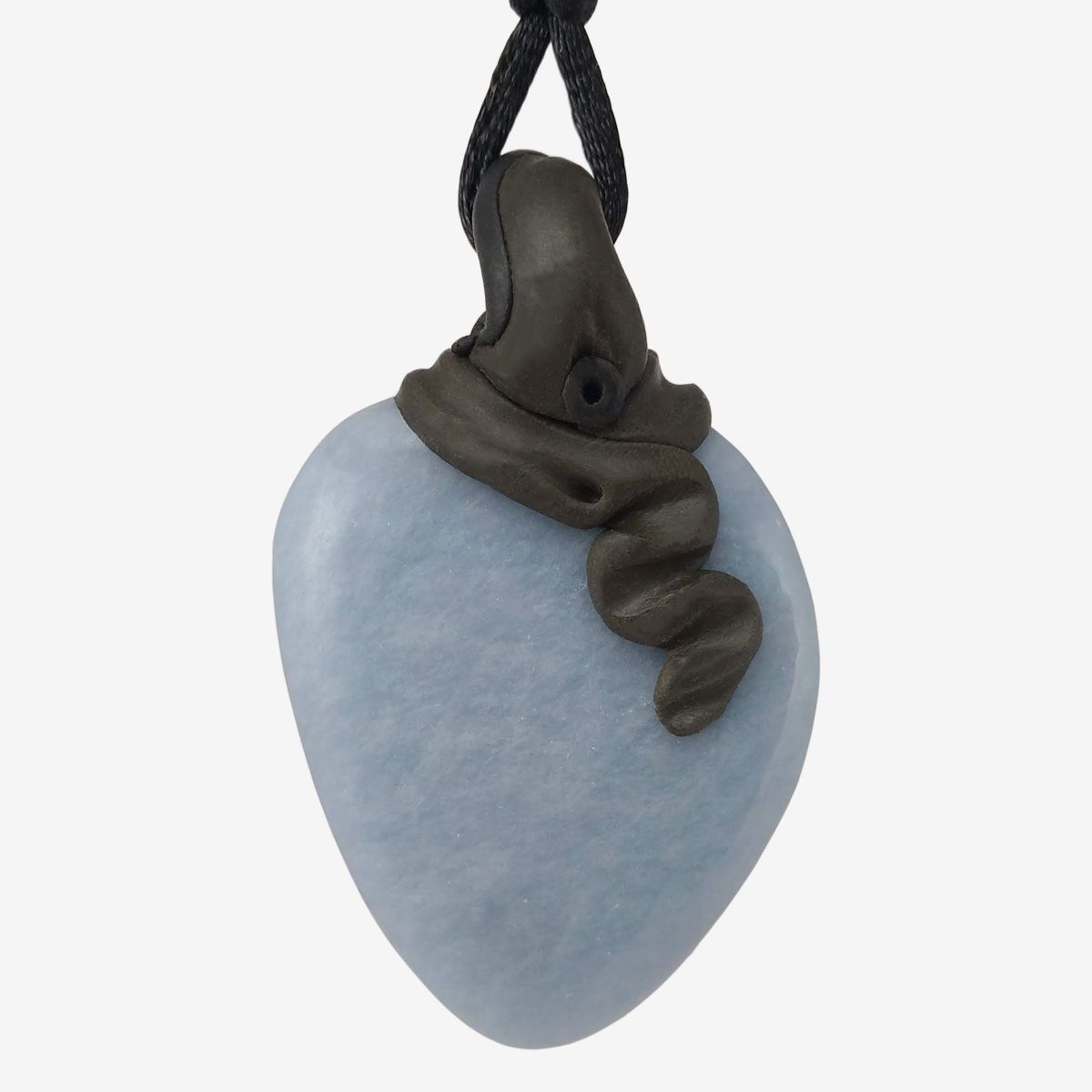 Minerali & Pietre curative: Angelit Steinanhänger mit Amethyst – Nuovo e nell'imballaggio originale da Meilen venduto da Kaleidoskopia 2