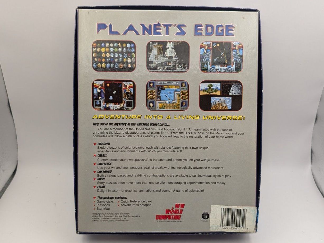 Giochi: Planet's Edge (1991) - New World Computing - BigBox – Usato da Bad Ragaz venduto da MR_BR 1