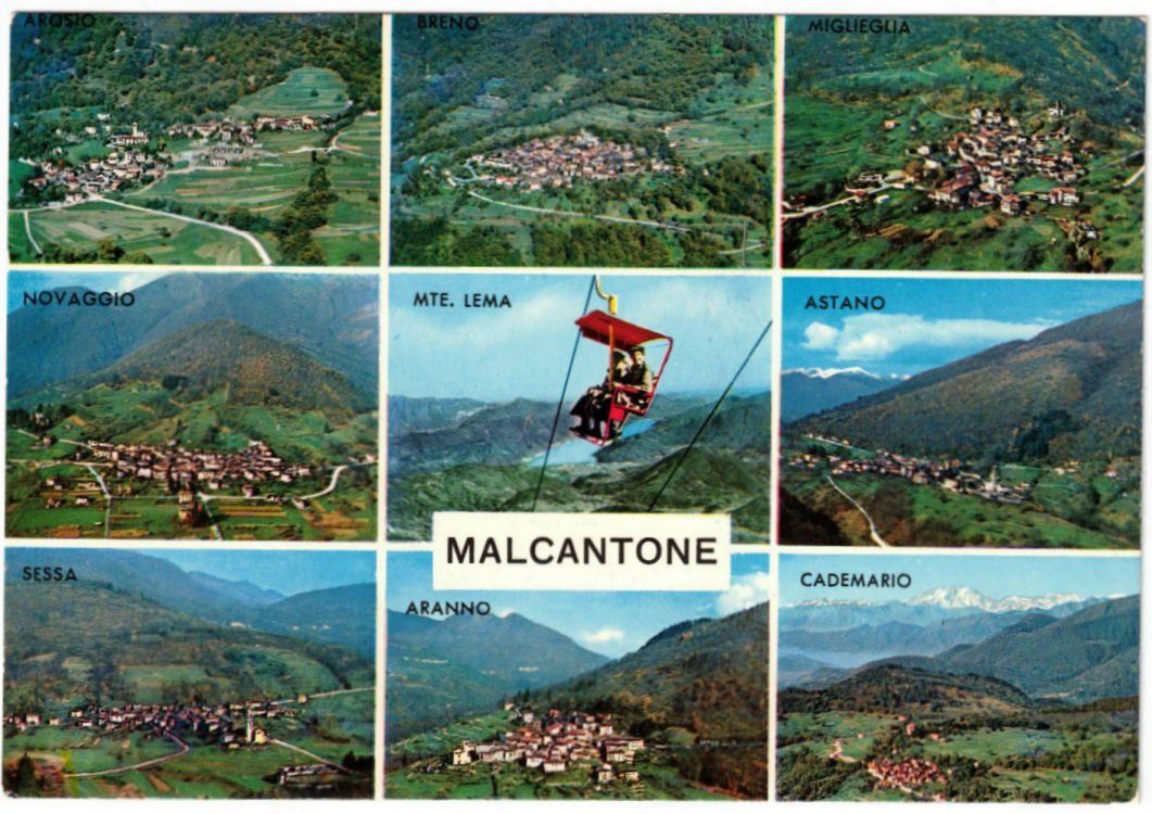 Cartoline postali: Tessin - 9 Bild AK – Usato da Binningen venduto da Mountainrider