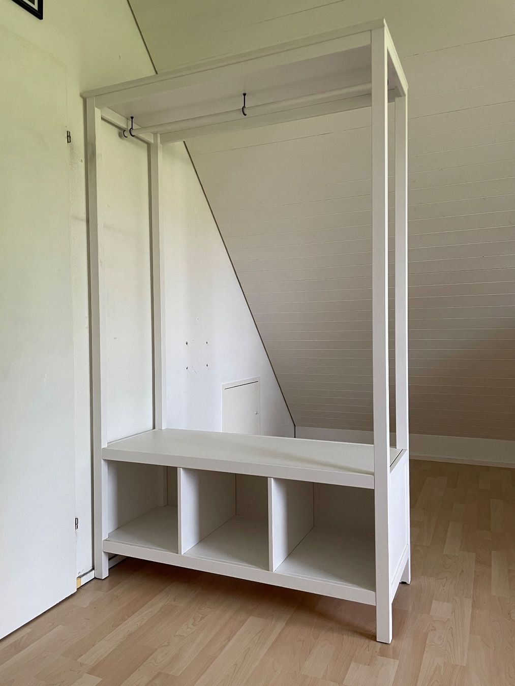 Schnäppchen: Kleidergestell/Garderobe, weiss (Gebraucht) in Fislisbach für CHF 25 – nur Abholung auf Ricardo kaufen