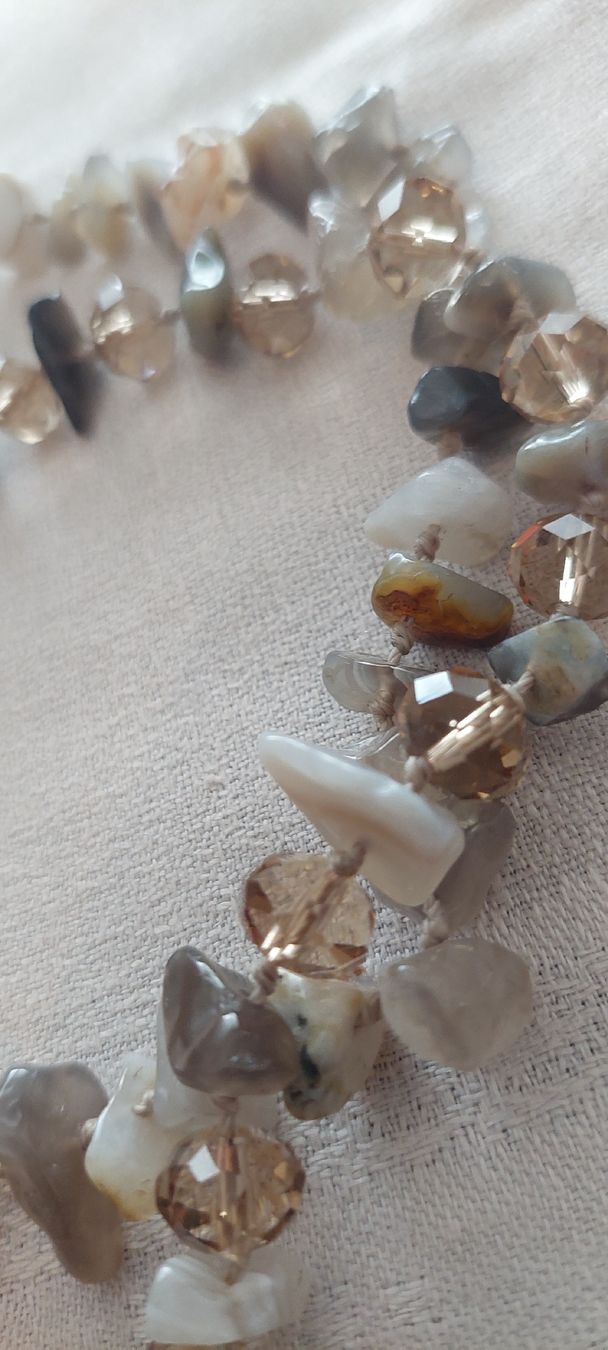 Catenine: Halskette mit Achatsteinen – Usato da Safenwil venduto da fra_t5c9 1