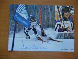 DANIELA ZINI (ITA) AUTOGRAMMKARTE TOP
