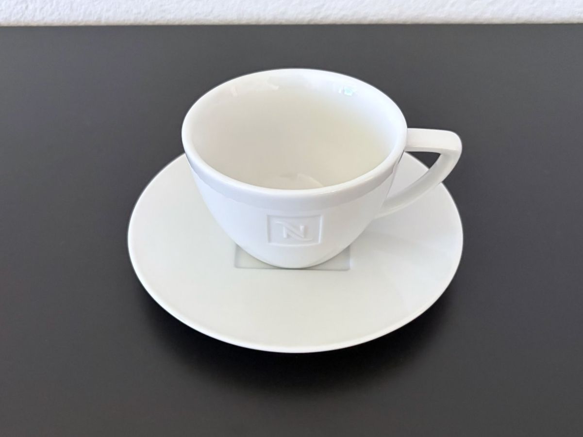 Nespresso Tazze: Nespresso Kaffeetasse weiss – Usato da Birr venduto da Jamonline 1