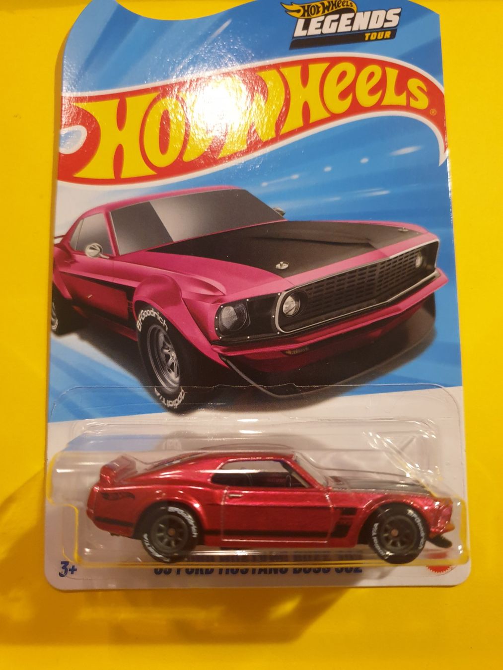 Hot Wheels Modellini d'auto: Hot Wheels '69 FORD MUSTANG BOSS 302 – Nuovo e nell'imballaggio originale da Oftringen venduto da Rotor 6