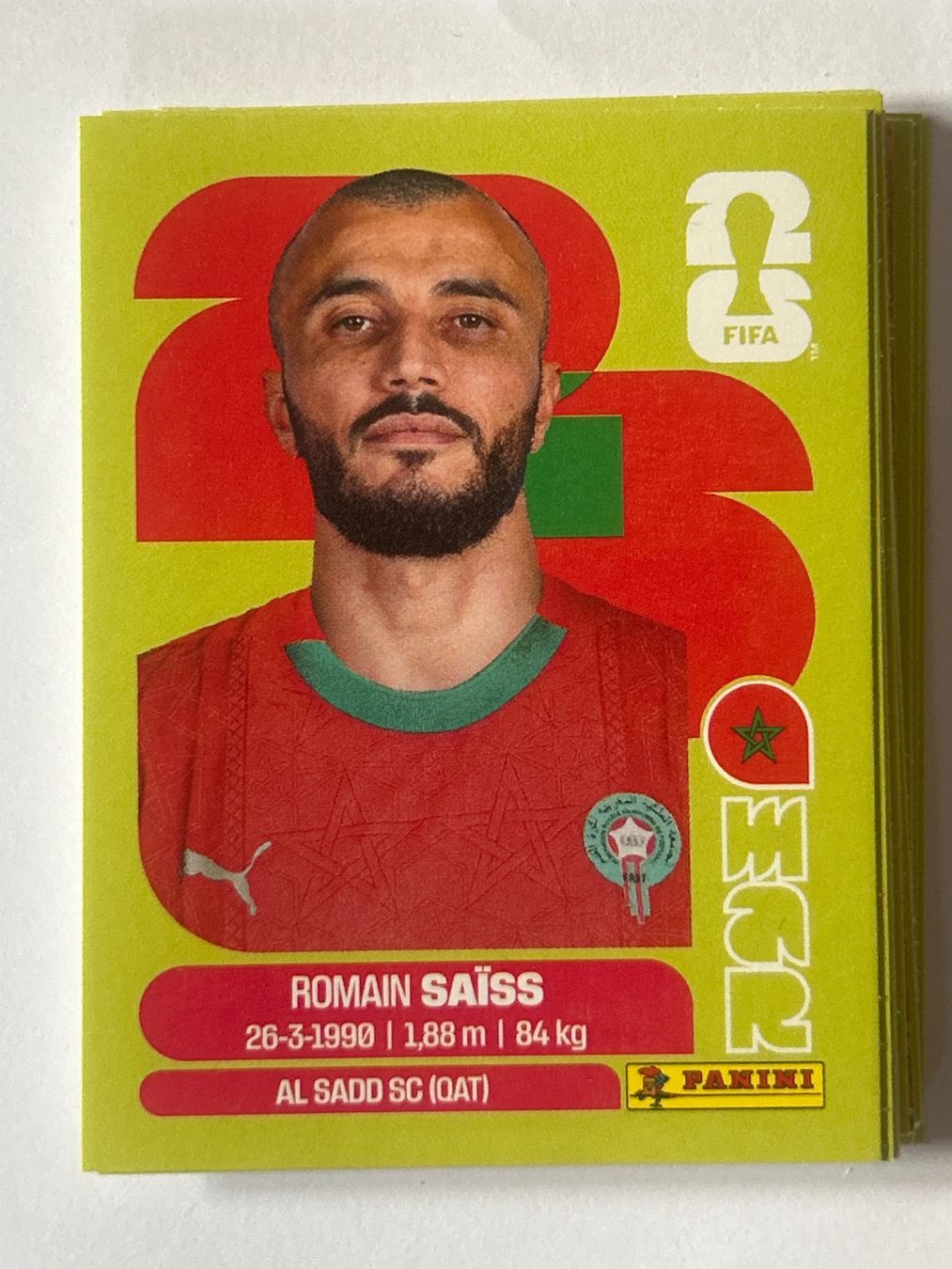 Panini Sammelbilder & Trading cards: Panini WM 2026 Sticker - Saiss MAR 7 – Neu (gemäss Beschreibung) aus Troistorrents von sim_d75d