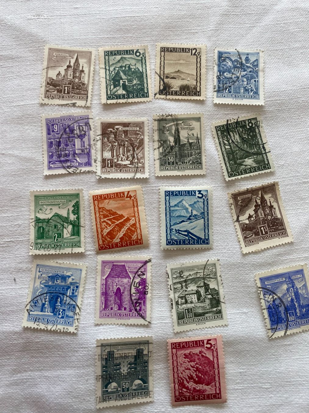 Alle Briefmarken: alte Briefmarken Oesterreich – Gebraucht aus St. Gallen von Blin