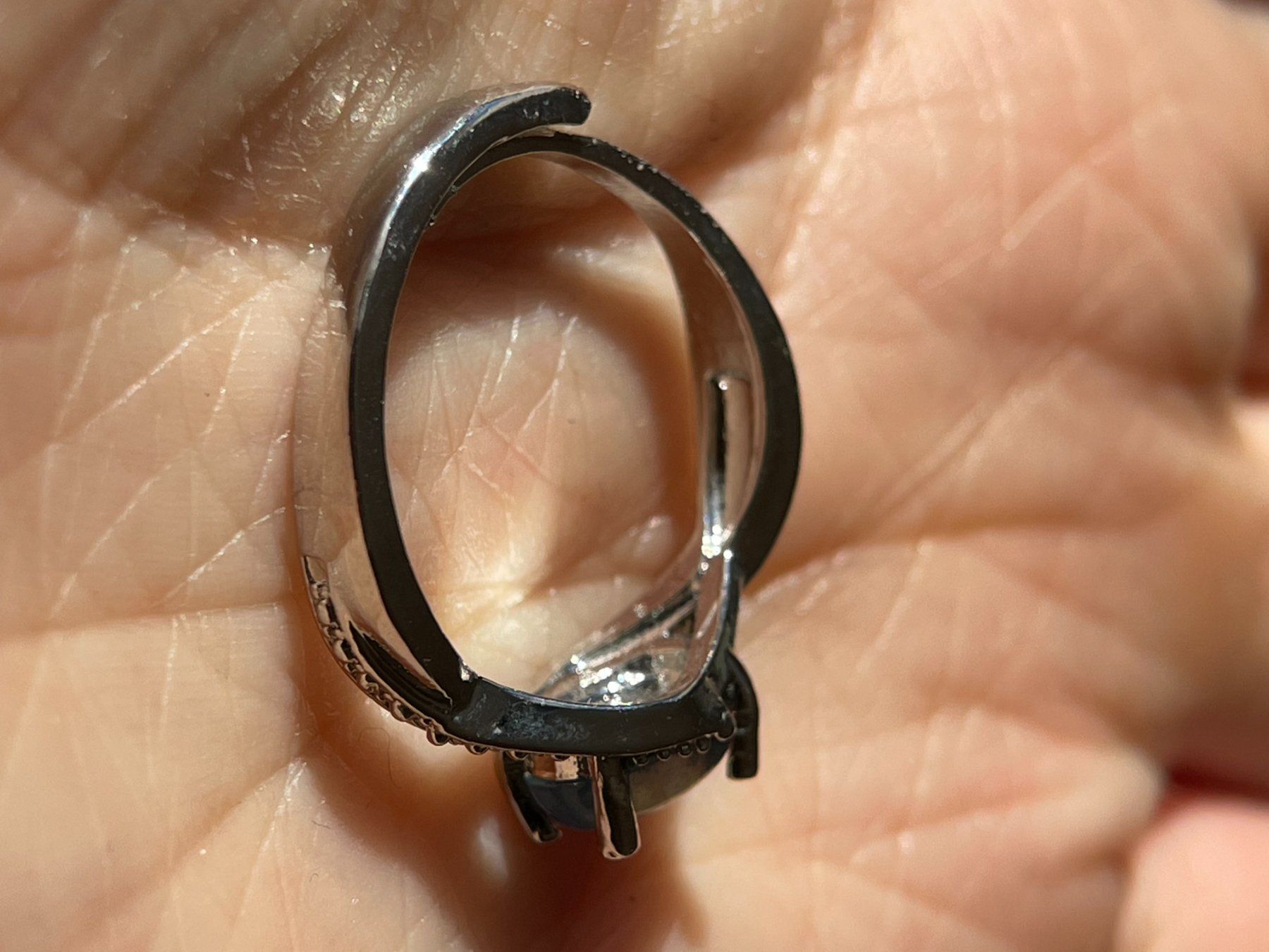 Anelli: 100 % echte rAquamarin-Ring – Edelsteinring – Nuovo e nell'imballaggio originale da Schiers venduto da sisikristall 7