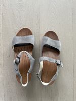 Woody Clogs Sandalen, Gr. 39, Grau, Top Zustand!