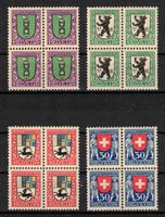Pro Juventute 1925 im 4er-Block, postfrisch **