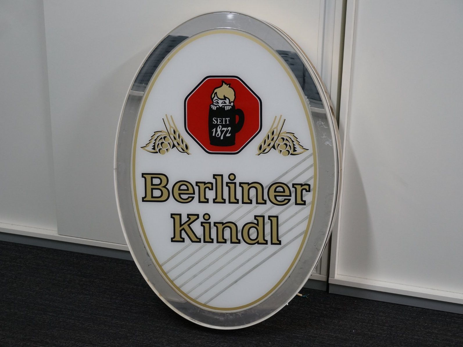Insegne: Berliner Kindl Werbenase 35" – Usato da Rüti ZH venduto da Restwert_Rueti_ZH