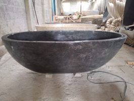Badewanne Freistehende Marmor Bad Wanne Natur Steinwanne