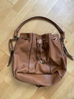 Braune Handtasche / Umhängetasche im Bucket Bag Stil