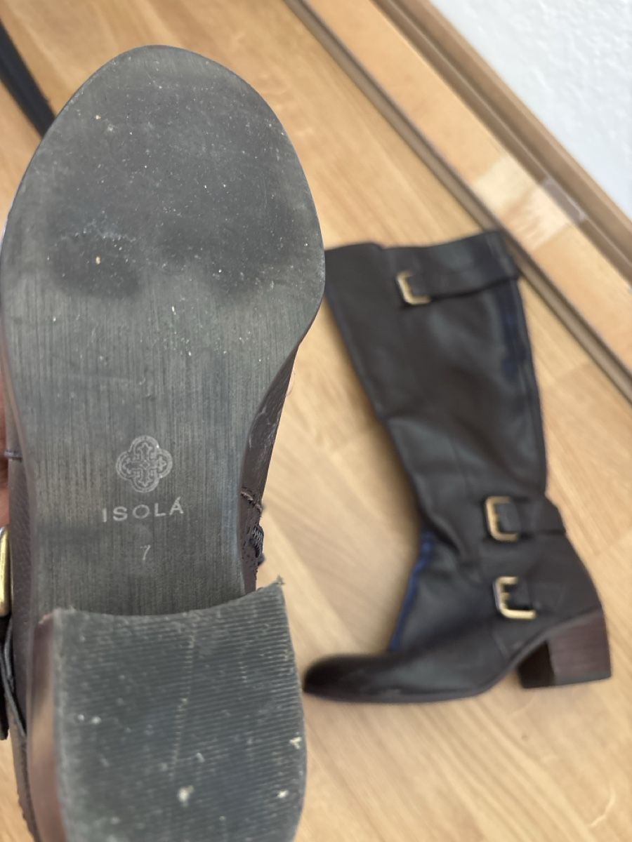 Scarpe da donna: Bottes en cuir marron ISOLA, taille 37 – Usato da Genève venduto da ahe_ktd6 2
