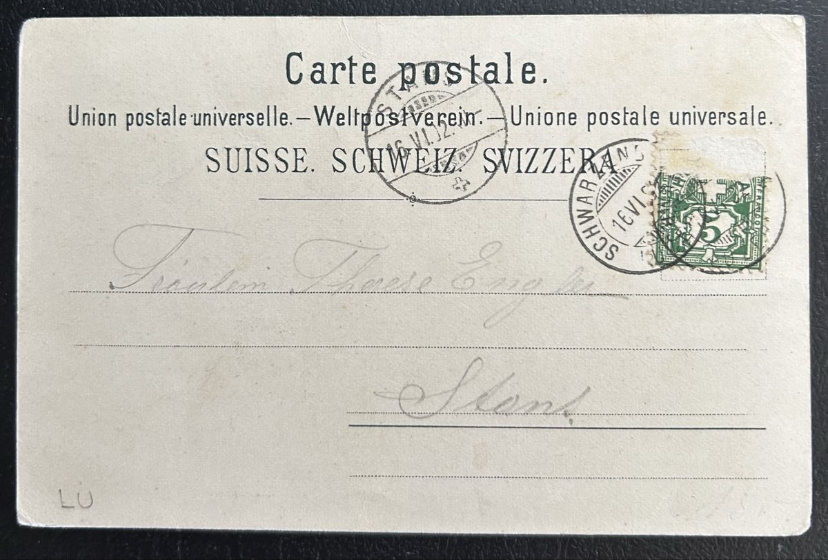 Cartoline postali: Gruss aus Schwarzenberg Litho – Usato da Horw venduto da Tellbub 1