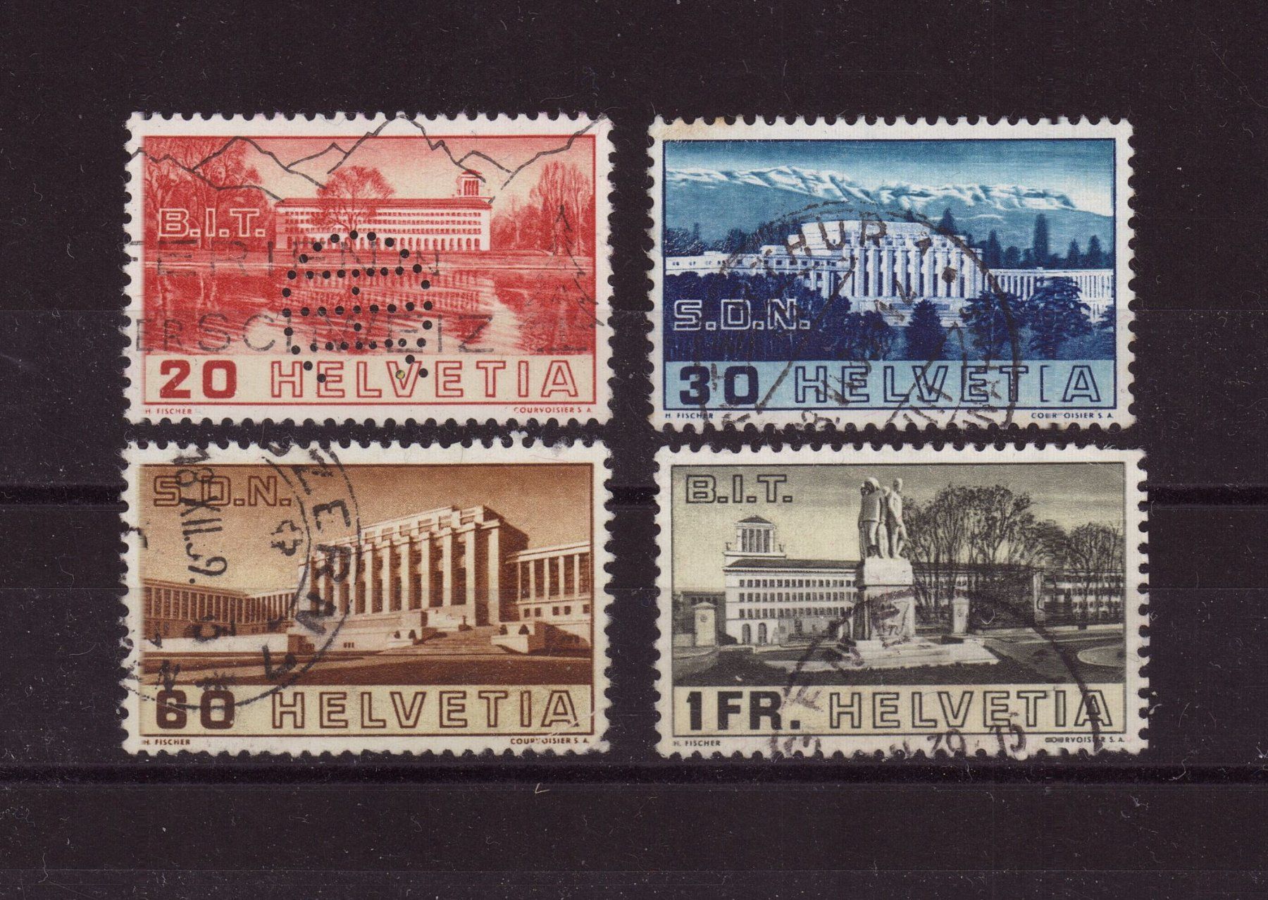 Tutti i francobolli: 1938 Bilder Völkerbund und ... – Usato da Eggersriet venduto da stamp303