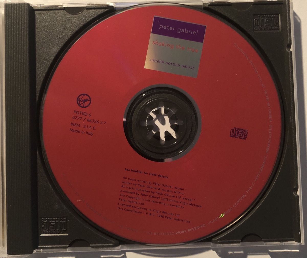 CD: Peter Gabriel - Shaking the tree CD – Usato da Hinwil venduto da anj_w882 2