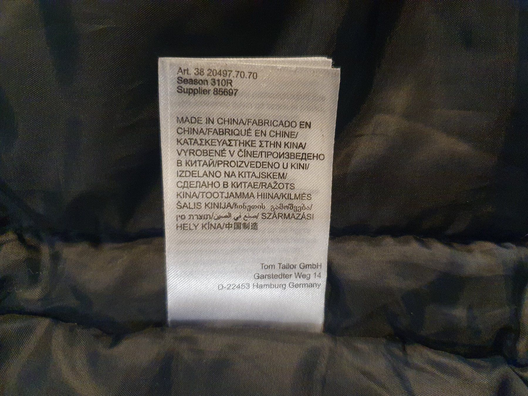 Tom Tailor Giacche: Tom Taylor Winterjacke blau grösse M – Usato da Zürich venduto da loosebone 3