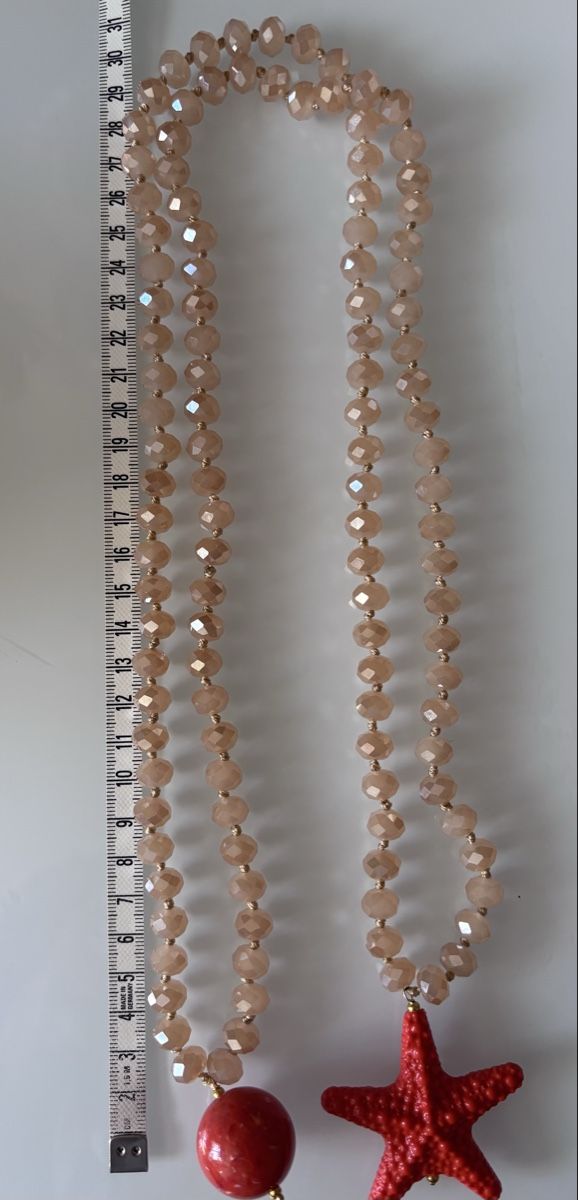 Catenine: Halskette Seestern & Kugel orange NEU  => Ab 15.- – Nuovo e nell'imballaggio originale da Basel venduto da Seele7 2
