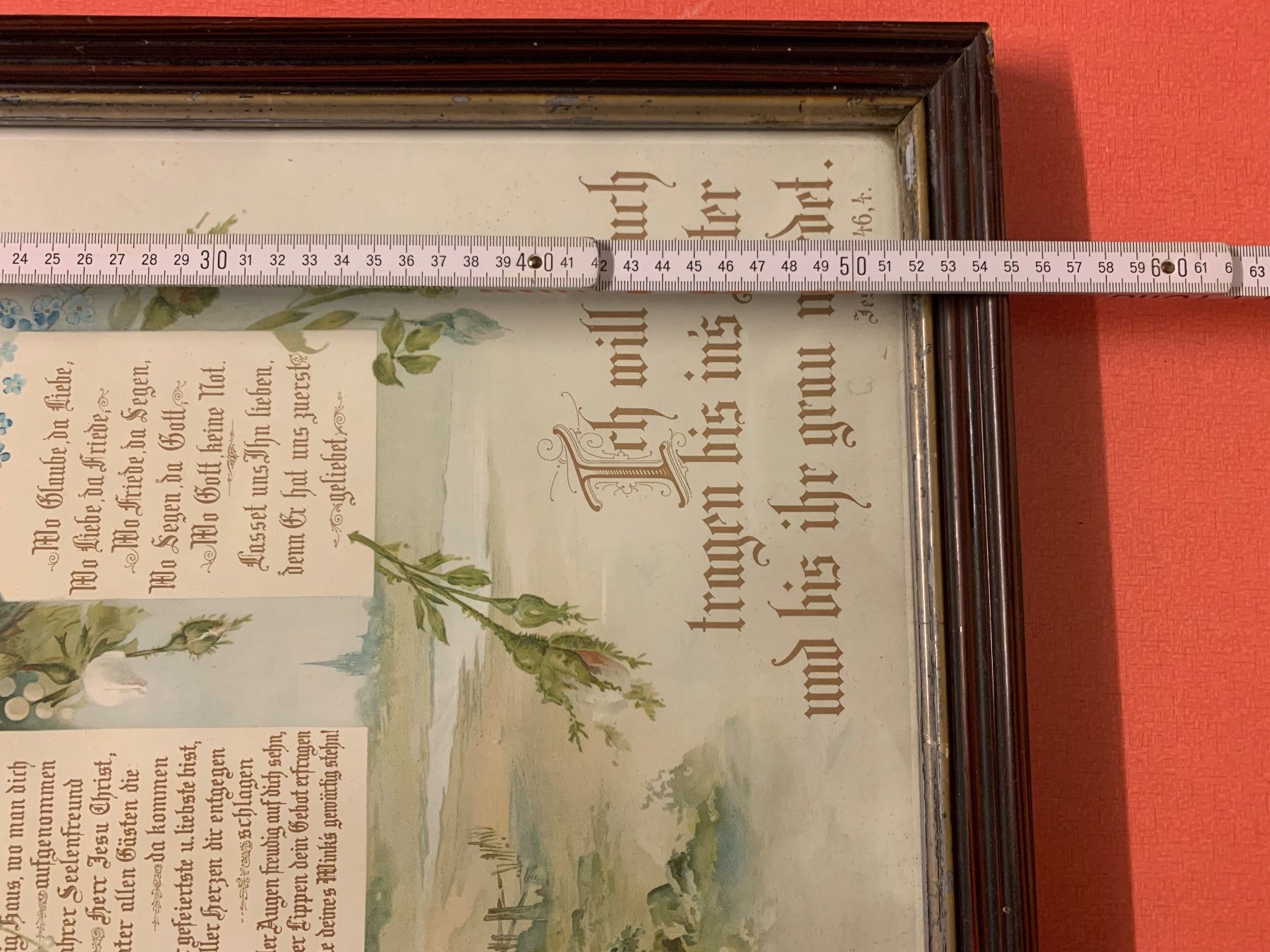 Foto & Immagini: Antike Heilige Schrift Eingerahmt – Usato da Lanzenhäusern venduto da vic63 8