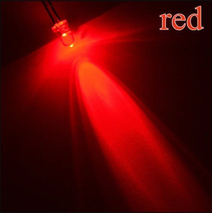 Lampade: LED Diode rot 3mm Rund (10er Pack) – Nuovo (secondo la descrizione) da Liestal venduto da Kratzilla