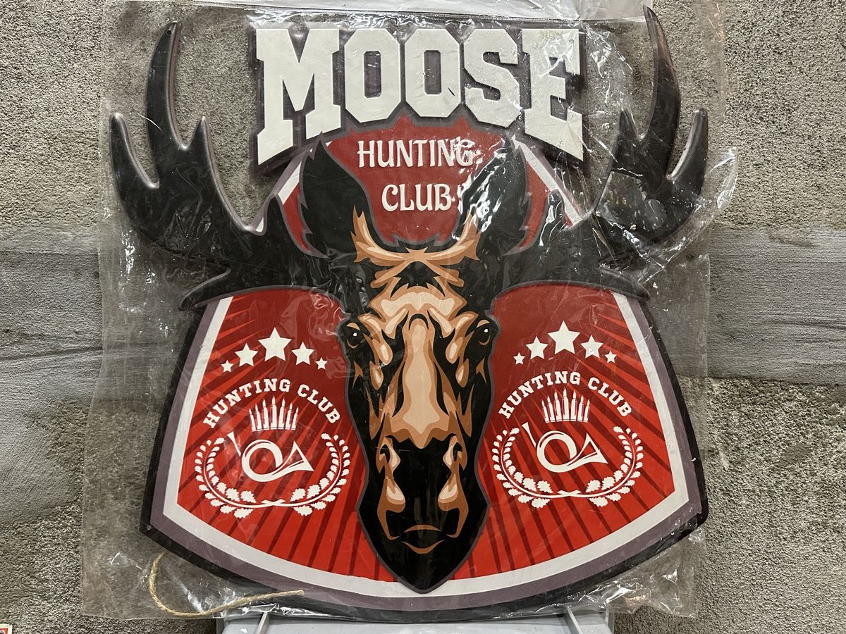 Insegne: Moose hunting club jagd wild  – Nuovo (secondo la descrizione) da Reinach AG venduto da rares75